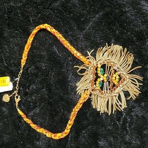 Betsey Johnson Lion necklace NWT